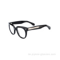 Fabrikpreis Luxus große Objektive Vollking -Acetat -Brille für Unisex